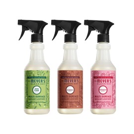 Mrs. MEYER'S CLEAN DAY Multi-Surface Cleaner 3 Pack Variety, 16 OZ Each, 1 CT (Iowa Pine + Peppermint + Gingerbread)