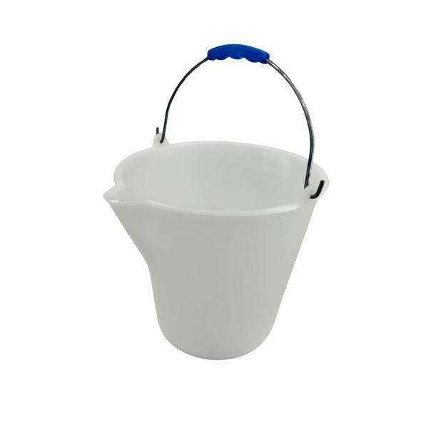 Chabrias Ltd Heavy Duty Plastic Bucket with Handle 12 Litre,