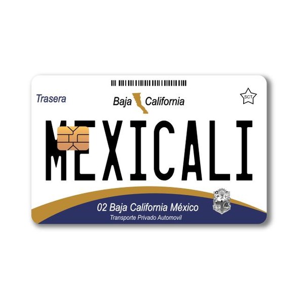 Card Skin - Mexico Placas (Mexican License Plate) Card Stickers