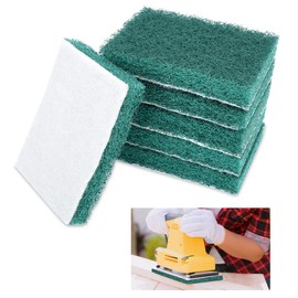 SooGree Hand Pads 7447 Industrial Scuff Pads Reusable Household Abrasive Hand Pads Heavy Duty Scrub Pad Scuffing Scouring Sanding Surface Preparation of Woodworking & Automotive 4’’x3’’