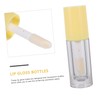 Healeved 10pcs Lip Gloss Bottle Eyelash Container Lip Gloss Base