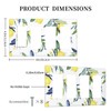 Yellow Lemon Light Switch Cover Quad Rocker/Decorator Switch Plate 4