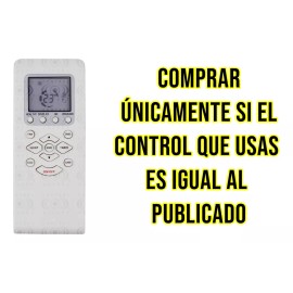 Control Compatible Prime Mirage 900 Xeries Tcl Cool Comfort Color Blanco