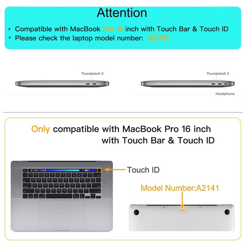 MOSISO Case Compatible with MacBook Pro 16 Inch 2020 2019