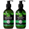 ALIVER Jamaican Black Castor Oil Shampoo and Conditioner Set Curly