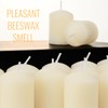JONERAY 18PCS Beeswax Votive Candles Bulk - Unscented, Pure Natural