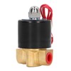 Brass Electric Solenoid Valve 2W025‑08 Normally Closed 1/4in 2 Position