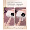 Electric Nail Clipper with Magnifier for Safe Nail Care White