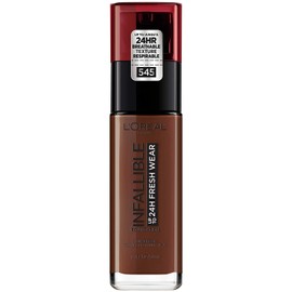 L'Oreal Paris Makeup Infallible Up to 24 Hour Fresh Wear Lightweight Foundation, Ebony, 1 Fl Oz.