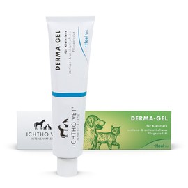 Ichtho vet Derma Gel by Heel Vet - Gentle and Effective Care for Wet Skin Irritations for Pets Natural Intensive Care Made in Germany