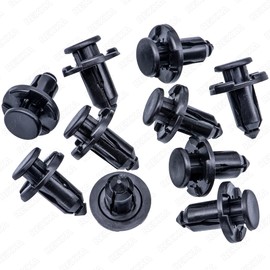 Rexka 10pcs 10mm Hole Bumper Engine Cover Fender & Grille Clips Compatible with Subaru 909140007 Baja Forester Impreza Legacy Outback Tribeca 2011-2000