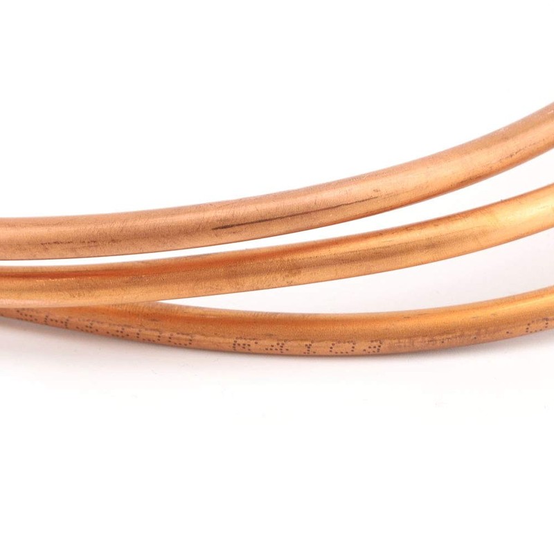 Copper Tube, 2 m Length C1100 T2 Copper Tube Soft