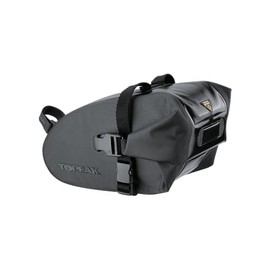 Topeak Wedge Drybag with Strap Mount (Black, 5.9x3.5x3.5-Inch, Small)
