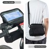 Granvoo Bicycle Bag 4L, Handlebar Bag Bicycle Waterproof Bicycle Basket