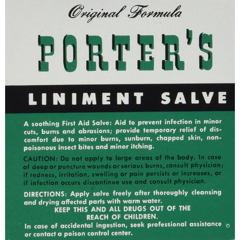 Porter's Liniment Salve, 2 Count