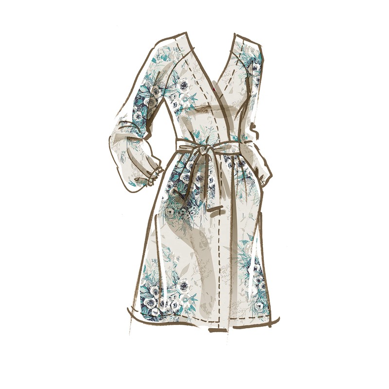 McCall's Misses Sleepwear Sewing Pattern Kit, Multicolor