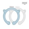 Ice Neckband 2-Piece Set (1 Blue) 1 White