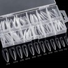 Nail Nail Poly Extensions 120pcs Artificial Nose Pins Malcan Tips Gel Tips - 3-Marcan Tips-Coffin / 네일 손톱 폴리 연장 120pcs 인조 코핀 말캉팁 젤 팁 - 3-말캉팁-코핀