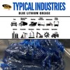 Lithium Grease Superkote 2000 / Cartridge/NLGI 2 / Multipurpose/Lubricant/EP/High Temp/Industry/Construction/Automotive/Blue