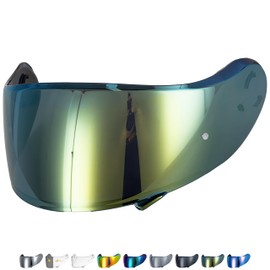 Everalo Compatible with Shoei Neotec 2 Visor - Cns 3 - Pinlock Ready Helmet Visor - Anti-Scratch and Anti-Fog (Rainbow)