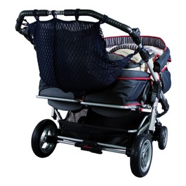 Sunnybaby 850120509 Pram Shopping Net for Twin Pushchairs with Privacy Screen – Colour: Navy Blue