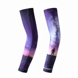 Ligart Cooling Arm Sleeves, Sun UV Protection Sports Compression Sleeves Covering Arm for Men Women Golf, Cycling, Fishing