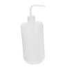 Ipetboom Plastic Squeeze Wash Bottle with Curved Mouth for Precise
