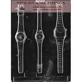 WRIST WATCH chocolate candy mold with Copywrited molding Instructions