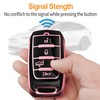 Sindeda for Dodge Key Fob Cover with Keychain Soft Full