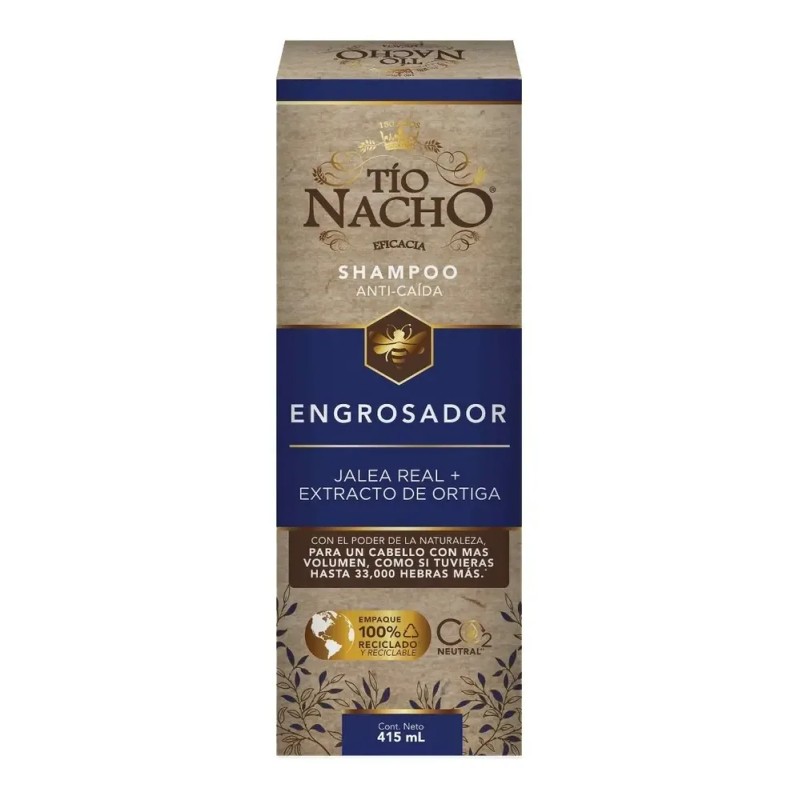 Tio Nacho Shampoo Engrosador Anti-caída Fortalecedor 415 Ml