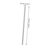 STOBOK Essential Knitting Supplies: 20pcs Metal Knitting Steel Rod Set