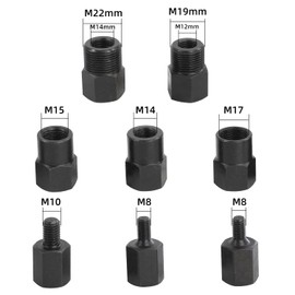 DPTOOL Diesel Fuel Injector Puller Removal Tool Extractor Kit Slide Hammer Bearing Puller Set with M8-M22 Adapters U-Shaped and 2 Jaw Injector Puling Tool