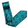 Hi-Tie Men Tie Set Silk Necktie with Pocket Square Cufflinks