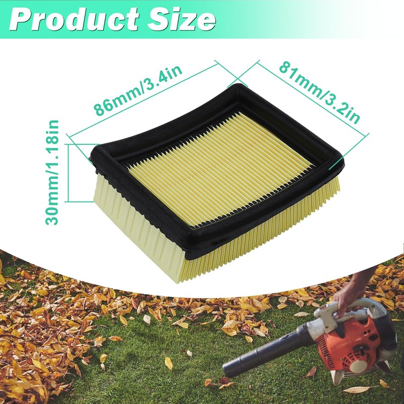 Adefol BP42 Air Filter for Ryobi RY08420 RY08420A with Fuel