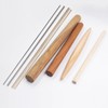 8 PCS Pasta Rolling Pins Set, Multiple Sizes Wood and