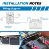 GLOSO Circuit Breaker Manual Reset Waterproof Boat Truck Automotive Marine