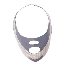 Baluue V Device Facial Massage Facial Care Face Lifting Band Face Shaping Strap Double Chin Remover Machine Face Mask V Line Facial Bandage Shape Mask Yoga Fabric Light Grey