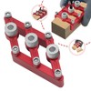 Self Centering Doweling Jig 90 Degree Woodworking Straight Hole Positioner