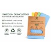 ECOKIND | 4 Pack Swedish Dish Cloths | Reusable Cleaning