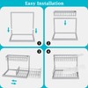 REALINN Under Sink Organizer, Pull Out Cabinet Organizer 2 Tier