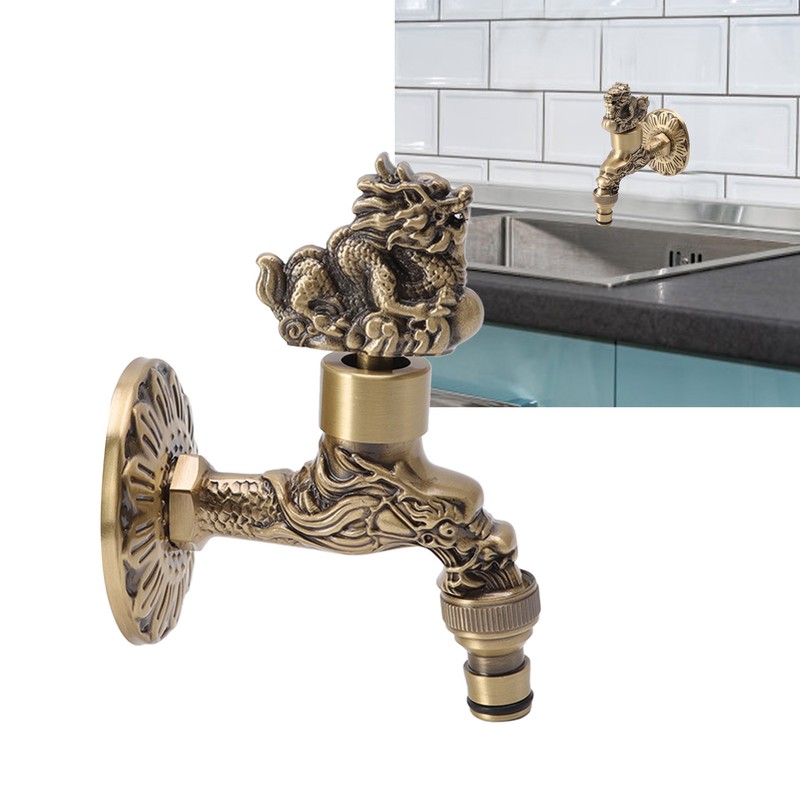 Water Faucet Copper Tap G1/2 Female Thread Home Decoration for