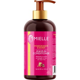 Mielle Organics Mielle Organics Pomegranate & Honey Leave-In Conditioner, Moisturizing Curl Primer and Detangler, Repair Damage and Prevent Frizz, Treatment For Thick Curly Hair Type 4 Hair, 12-Fluid Ounces