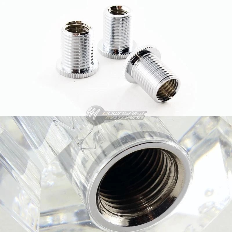 Clear Transparent Shift Knob Replacement JDM JDM Universal VIP Diamond