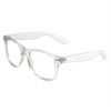 Crystal Transparent Classic Square Sunglasses Clear Lenses