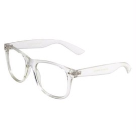 Crystal Transparent Classic Square Sunglasses Clear Lenses