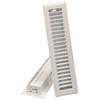 Imperial 2-1/4" x 12" Louvered Floor Register, White, RG0179