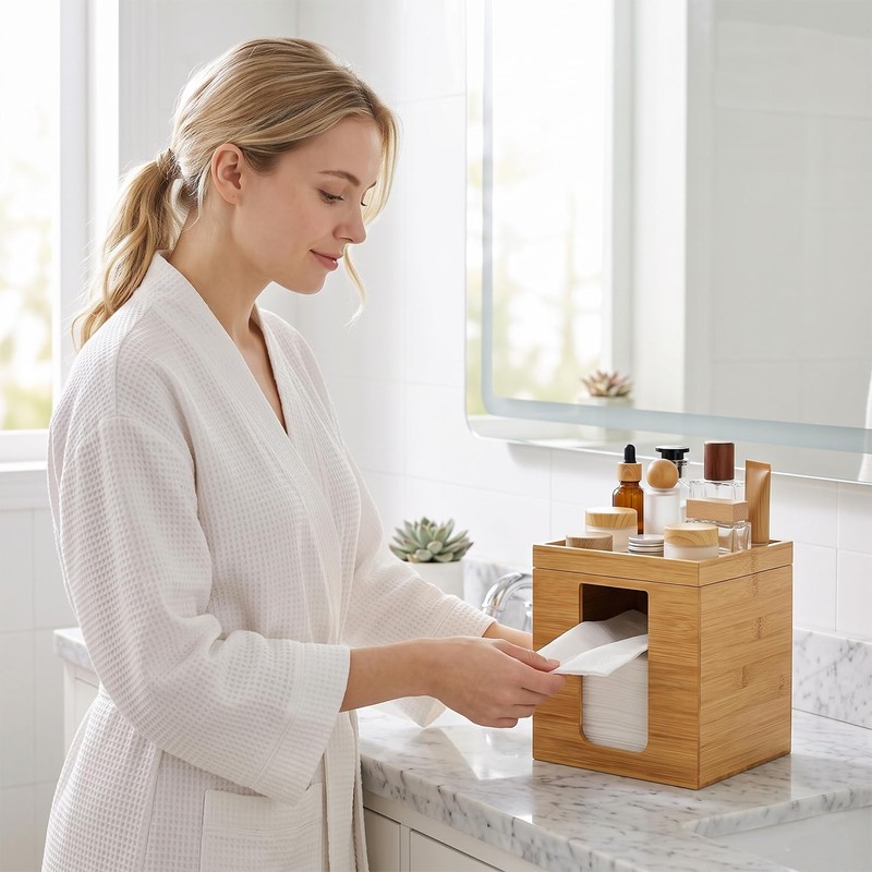 Disposable Face Towel Holder Compatible with Clean Skin Club Towels