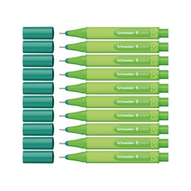Schneider 191201 Link-It Fineliner, Pack of 10 Fineliner Standard nautic-green