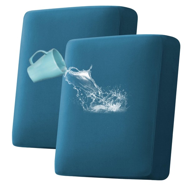 H.VERSAILTEX Loveseat Slipcovers for 2 Cushion Couch Stretch Dog Sofa