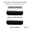 StyleCraft Cuchillas de corte de acero inoxidable de repuesto compatibles